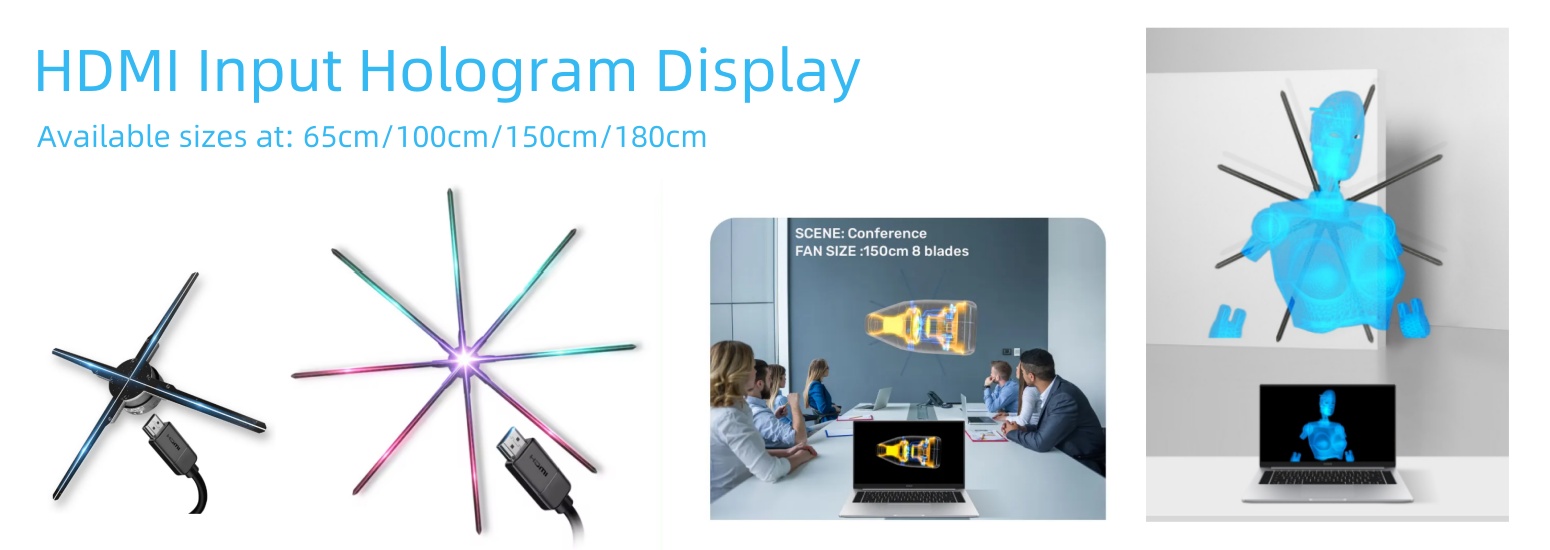 150cm/180cm 3D HOLOGRAM DISPLAY