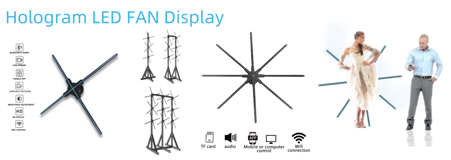 3d holo fan, 3d hologram display, 3d hologram displayer, 3D Holographic Advertising Display